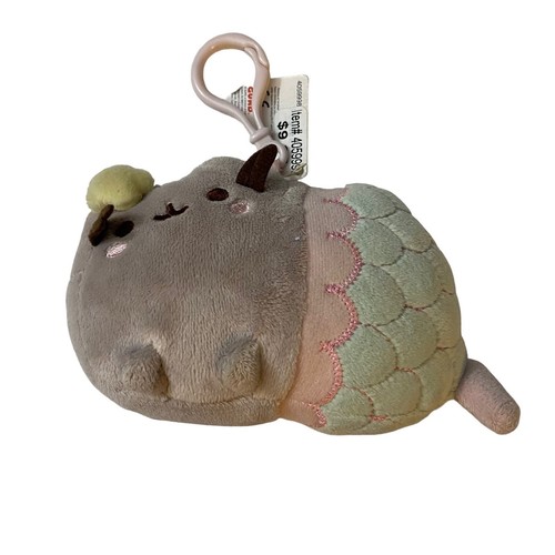 Gund Pusheen EISBECHER & Meerjungfrau Kätzchen CLIP Plüsch Rucksack Katze Kätzchen - Bild 3 von 6