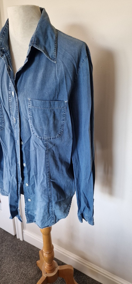Armani jeans denim sale shirt