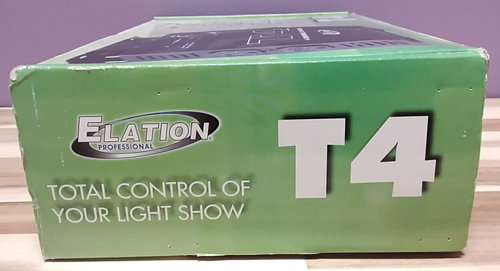 Elation Professional 4 Channel Chase Controller ~ T4 ~DJ Lighting ~ New In Box - Picture 3 of 10