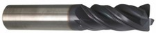 Accupro 1/2" Diam 4 Flute Single End Solid Carbide 0.02" Corner Radius End Mi...