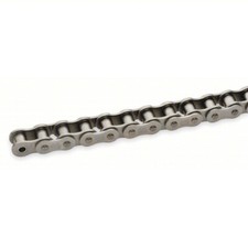 TSUBAKI 80SSRB Roller Chain Single Strand, 80, 1 in Pitch, Stainless Steel 10ft