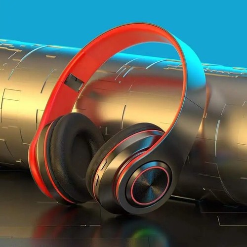 Noise Reduce Foldable Stereo Earphones Headsets Mic Wireless Bluetooth Headphone - Picture 4 of 19