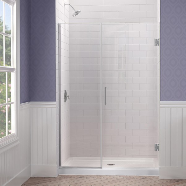 Dreamline 52 X 72 Unidoor Plus 3 8 Frameless Pivot Shower Door Dreamline 52 X 72 Unidoor Plus 3 8 Frameless Pivot Shower Door Enclosure