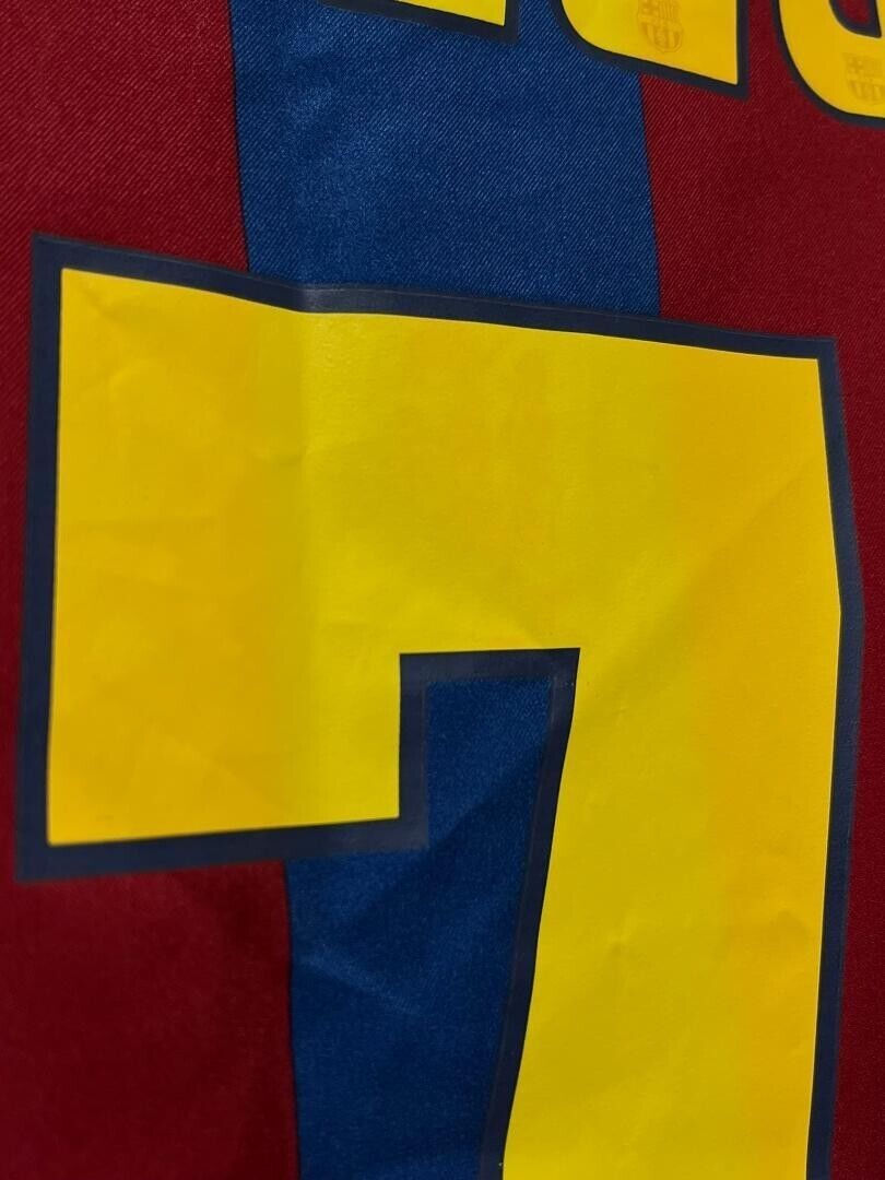 LARSSON #7 Medium FC Barcelona 2005 2006 Jersey Shirt Maglia LARSSON #7 Medium FC Barcelona 2005 2006 Jersey Shirt Maglia