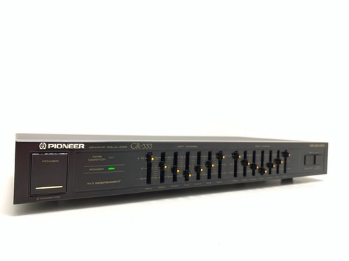 PIONEER GR 333 Stereo Graphic Equalizer 7 Bands Vintage 1989 Work HiFi Good Look - Imagen 5 de 9