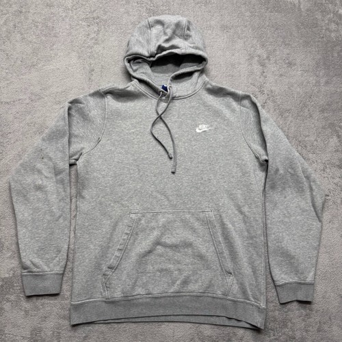 Nike Pullover Hoodie Herren mittelgrau Sportbekleidung Sport Gym