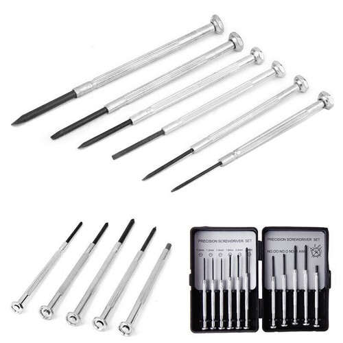 11PCS Micro Precision Screwdriver Set Mini Jewellers Watch Repair Glasses V4D7 - Picture 3 of 10