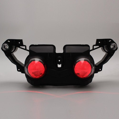 Headlight Assembled Headlamp LED Red Devil Eyes HID Projector For Yamaha YZF R1 - Picture 6 of 16