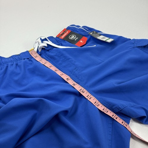 New Speedo Mens Swim Trunks Volley 20” Shorts Blue Mesh Lined Size L Inseam 9" - Picture 10 of 12