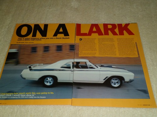 VARIOS ANUNCIOS/ARTÍCULOS VINTAGE DE BUICK SKYLARK - ¡¡GRAN VARIEDAD!!! - Imagen 4 de 10