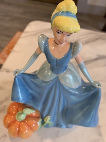 VTG Park Lane CINDERELLA Coin Piggy Bank Walt Disney pumpkin Colibri No Box - Picture 2 of 7