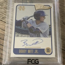2020 Onyx Nimbus - Silver Autographs #NABW Bobby Witt Jr. (AU, RC)