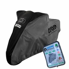 BMW F800GS Oxford Motorcycle Cover Breathable Water Resistant Black Grey