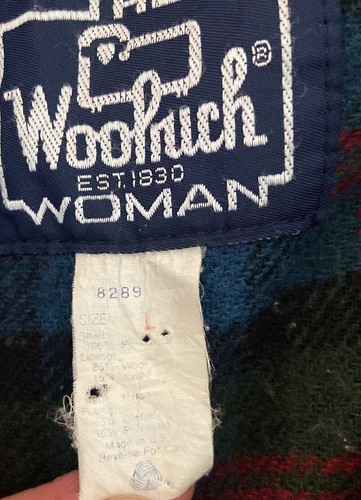 Woolrich Coat  Womens Large Red Wool Vintage USA Made Outdoor Preppy Plaid Lined - Picture 9 of 12