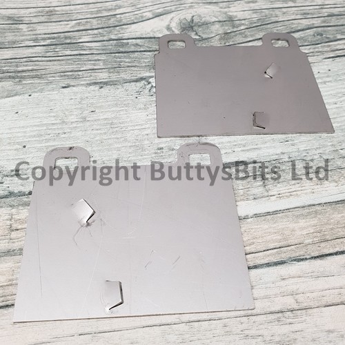 VW T2 , T25/T3 Anti squeal shims for ATE Calipers (With Tabs) - Picture 3 of 3
