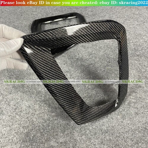 For Audi A4 B10 SLINE S4 2020-2021 Real Carbon Fibre Fog Light Cover Trim Cover - Picture 11 of 14