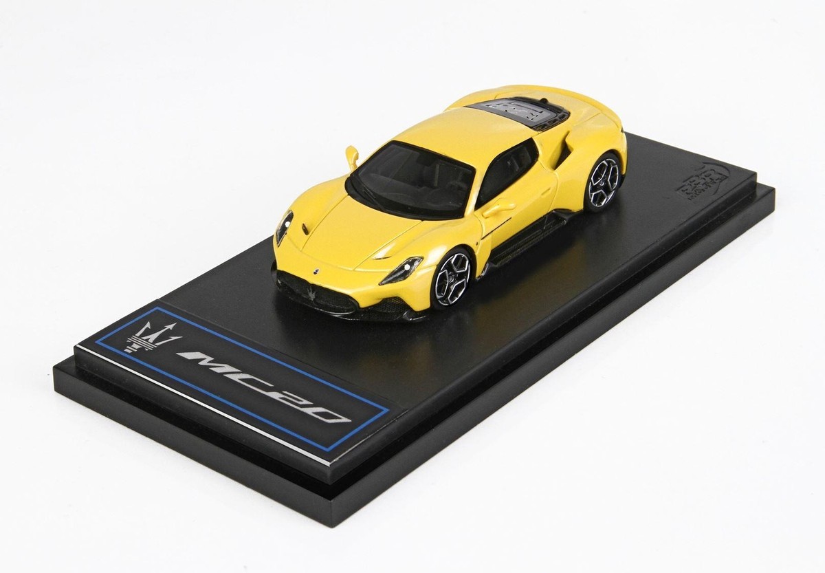 1:64 BBR Maserati Mc20 2020 Giallo Genio Yellow BBRSC6405D
