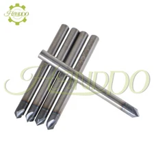 5 Pcs 1/8" 4 Flute 90 Degree 1-1/2" OAL Carbide Chamfer Mill- TiALN COATED