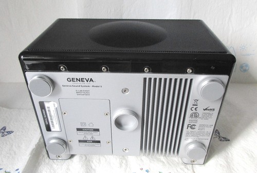 Geneva music Anlage Model S schwarz iPod FM Soundsystem Dock - Bild 10 von 13