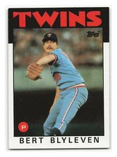 Bert Blyleven 1986 Topps #445 HOF Minnesota Twins EX