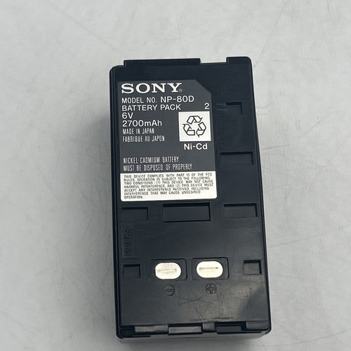 Sony GV-8 Video8 Video TV Recorder with Battery Cosmetic Damage, Untested - Picture 8 of 8