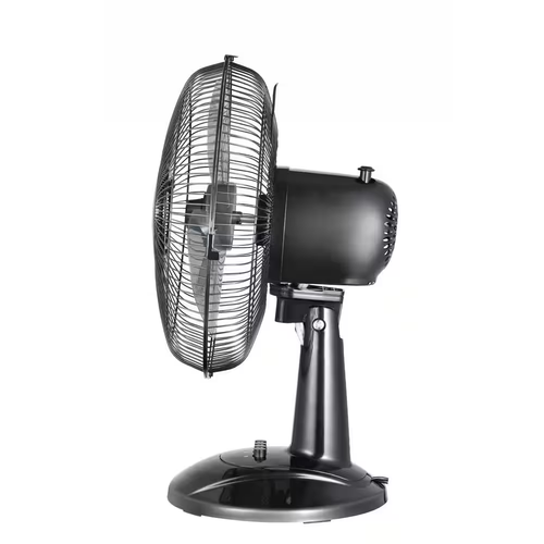12 In. 3 Speed Portable Desk Fan in Black - Picture 4 of 12