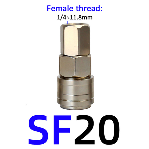 Air Line Hose Compressor Fitting Connector Quick Release Coupler Female Male Set - Picture 22 of 45