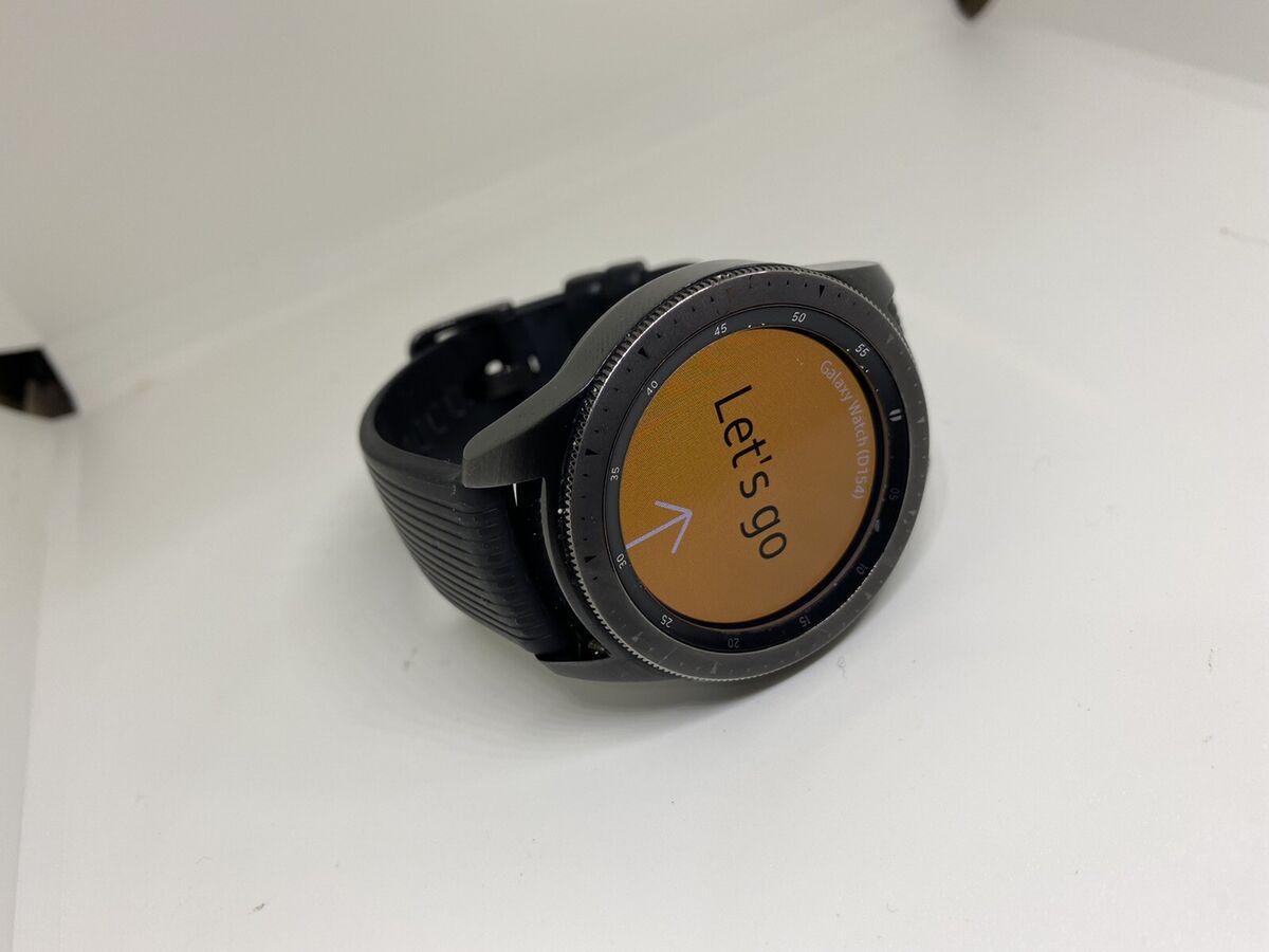 Samsung galaxy smart watch 42mm midnight black new arrivals
