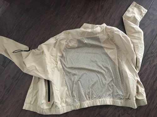 Nueva chaqueta deportiva para mujer Adidas beige hazy talla L - Imagen 3 de 4