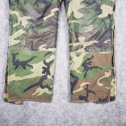 Vintage Columbia Overalls Men Large Goretx Hunting Woodland Camo Sports Wear USA - Picture 2 of 18