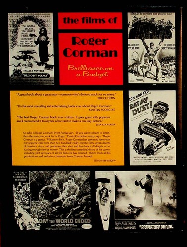 The Films of Roger Corman By Ed Naha Hardcover 1982 ARCO publishing - Picture 2 of 2