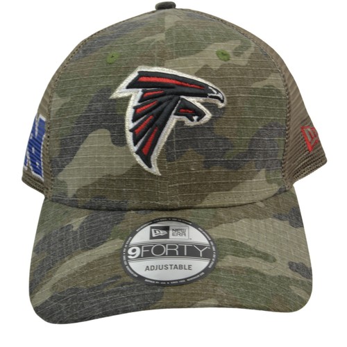 Atlanta Falcons New Era 9FORTY NFL Ripstop Woodland Camo Meshback Hat - Picture 2 of 7