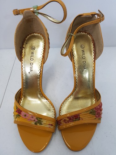 Wild Diva Floral High Heel Shoes Size 6.5 New With Out Box. - Picture 5 of 7