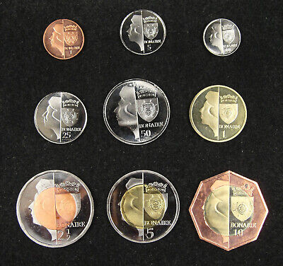 Fantasy Coinage Saint Eustatius Coins Set of 9 Pieces 2013