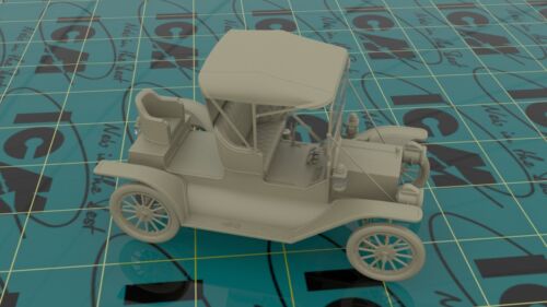 ICM 24016 American Car modelo T 1912, kit plástico roadster comercial escala 1/24 - Imagen 3 de 12