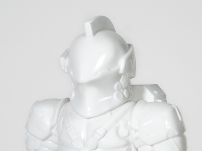 Sofvi LUDENS White soft vinyl figure TGS2023 Limited Kojima