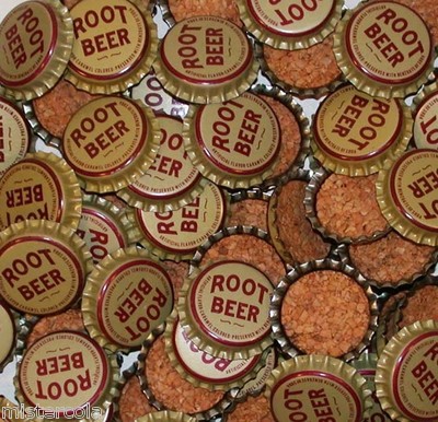 Soda pop bottle caps Lot of 25 CLICQUOT CLUB ROOT BEER cork unused new old stock