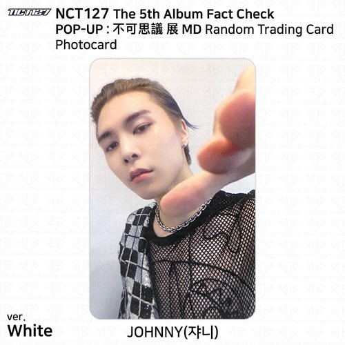 NCT 127 5. Album Faktencheck MD zufällige Sammelkarte weiß schwarz ver. - Bild 39 von 127