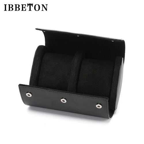 Watch Travel Case Portable Vintage Leather Watch Display Case Watch Storage Box - Picture 10 of 18