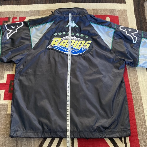 Vintage KAPPA Colorado Rapids Zip Up Windbreaker Jacket M soccer team sports - Picture 17 of 17