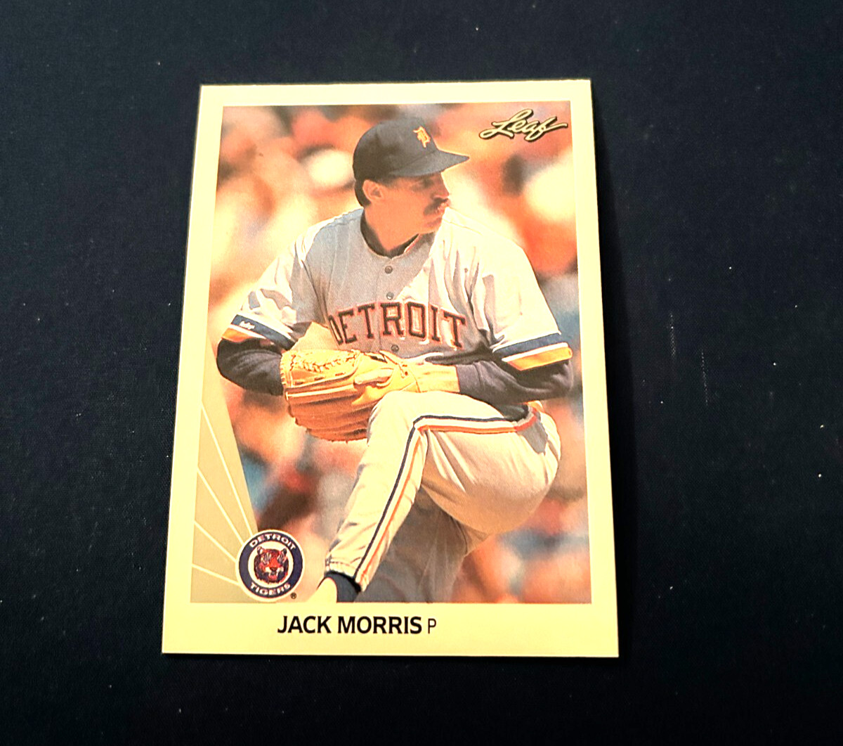1990 Leaf Baseball Jack Morris #482 Set Break NM