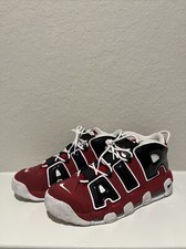 Size 11.5 - Nike Air More Uptempo Bulls 2017 921948-600 Preowned No Box
