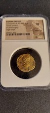 Constantius II Solidus Gold Plate Roman Coin 337-361 AD - Certified NGC Forgery 
