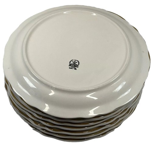 29 Styleline Homer Laughlin Restaurant Gold Trim 9 Bread 8 Dessert 8 Dinner Plts - Picture 7 of 11