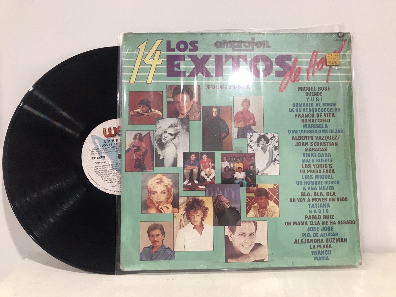 Los 14 Exitos De Hoy Lp (NM+)