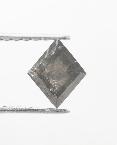 Natural Loose Kite Salt And Pepper Diamond Grey Color 0.71 CT 6.5 MM Kite Shape - Picture 10 of 13
