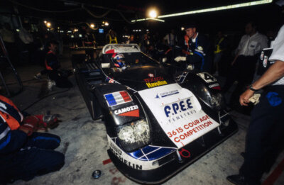 Mario Andretti Jan Lammers Derek Warwick Courage C36 Porsche m- 1996 Old Photo