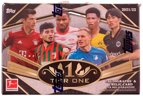 2022 Topps Tier One Bundesliga Soccer Hobby Box