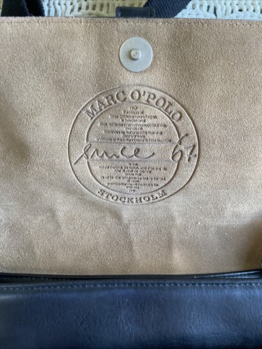 Marc O'Polo Stockholm Black Leather Cross Body Messenger Handbag Like New - Picture 7 of 12
