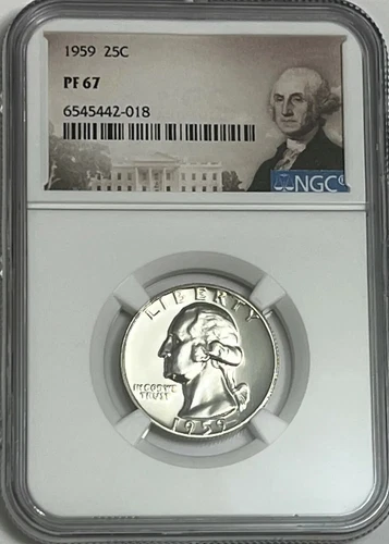1959 Washington Quarter 25C NGC PF67
